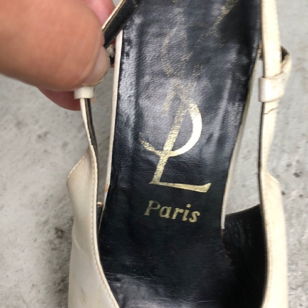 Vintage  YSL  slingbacks - Picture 5 of 9